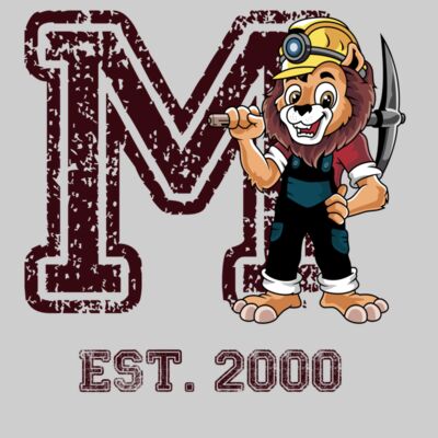 M with Mascot - Maroon Thumbnail